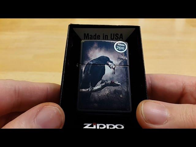 Zippo 28434 Goth - Raven Eyeball