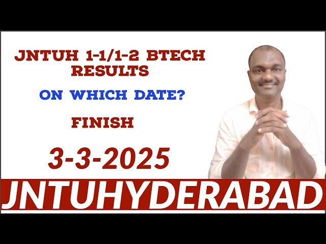 JNTUH 1-1/1-2 BTECH RESULTS|3-3-2025#jntuh