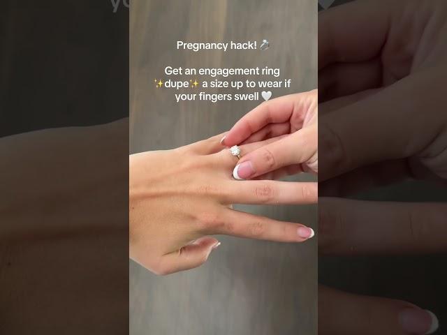 This is SO smart!#pregnant  #engagementring #isaidyes  #proposalgoals #engaged