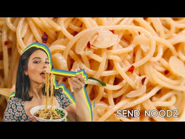 Fish Sauce Pasta aka Spaghetti con Colatura | Send Noodz | Sarah Huang Benjamin