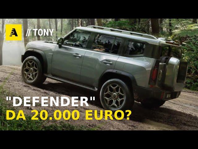 Il CLONE Cinese della Land Rover Defender: costa 20.000 EURO...