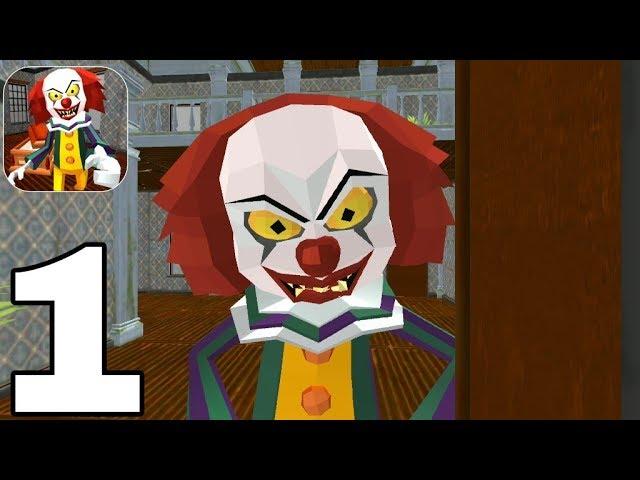 Clown Neighbor Escape  - Level 1 Gameplay Walkthrough PART 1 (iOS, Android)