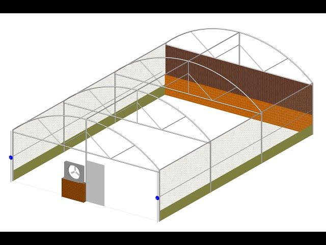 Designing of Hi Tech Green house for Nursery Production