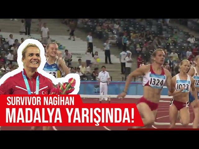 Survivor All Star Nagihan Karadere Madalya Alıyor! | 55.81 | Dünya Üniversite Oyunları 400m Engelli