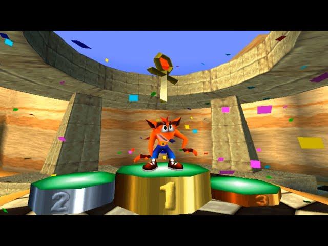 Crash Team Racing. Приключения. Пляж Н.Сэнити: Реликвии.