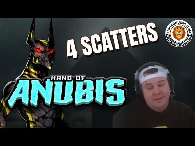 Hand Of Anubis  Nani Gets Very Nice 4 Scatter Bonus  Vihislots Twitch Stream