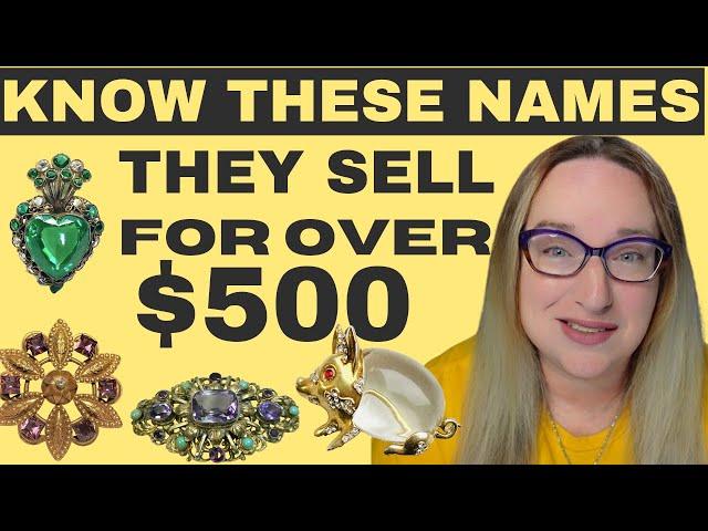 Vintage Brooch Names Brands Makers You NEED To Know TOP DOLLAR!