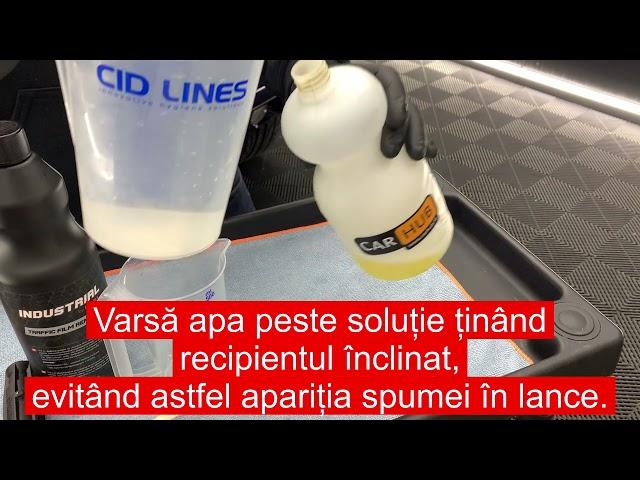 Tipuri de spumă activă auto - Cum se utilizează spuma activă / TFR (Traffic Film Remover) / Pre wash