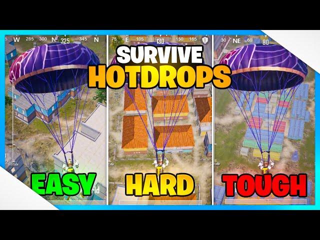 HOW TO DESTROY YOUR ENEMIES AT HOTDROPS IN PUBG MOBILE/BGMI | TIPS AND TRICKS