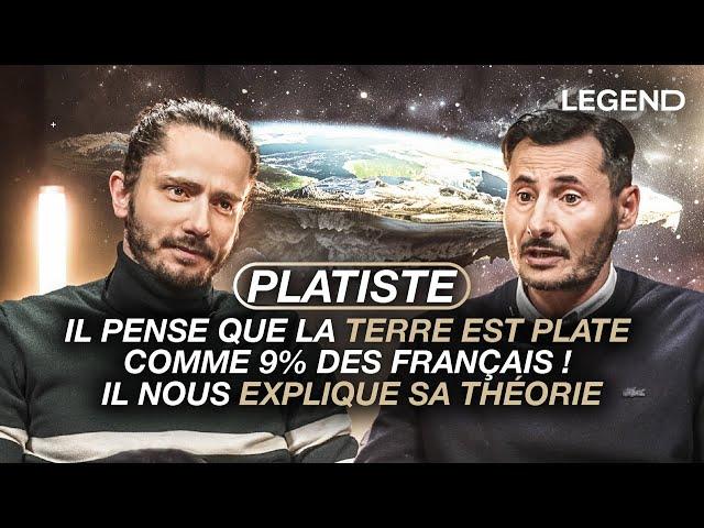 PLATISTE, IL PENSE QUE LA TERRE EST PLATE COMME 9% DES FRANÇAIS ! IL NOUS EXPLIQUE SA THÉORIE