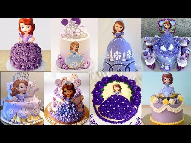 princess Sofia cake designs।Sofia cake decorating ideas।doll cake design।disney princess cake design