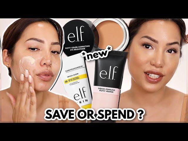 ANOTHER DUPE?! NEW ELF COSMETICS LIQUID PUTTY PRIMER + INVISIBLE SUNSCREEN