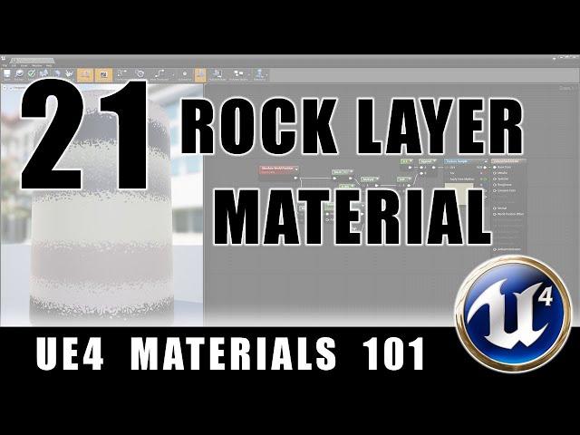 Rock Layers Shader - UE4 Materials 101 - Episode 21