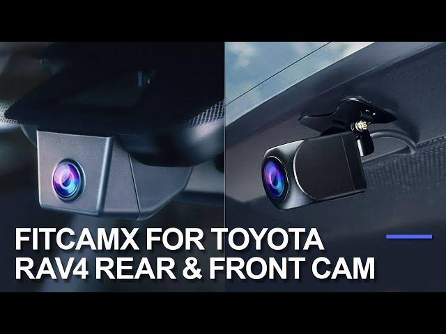 Fitcamx Rear & Front Cam For Toyota RAV4