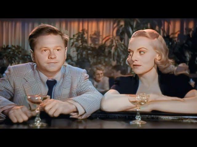 Mickey Rooney | Quicksand (Film-Noir, 1950) by Irving Pichel | Colorized Movie