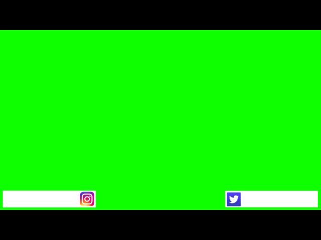 minimal instagram and twitter green screen w/ sound! | GG Green Screens