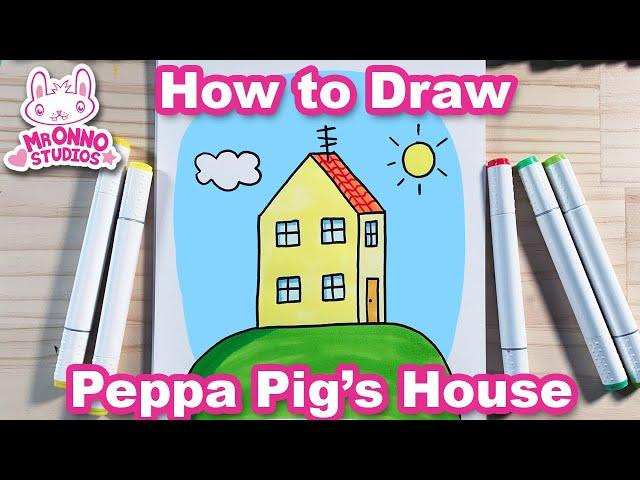 How to Draw Peppa Pig's House | Peppa Pig