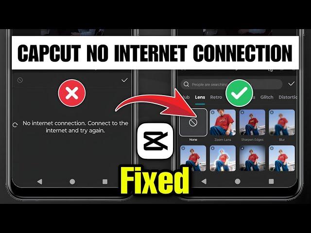 How To Solve Capcut No Internet Connection Problem | Capcut App No Internet Problem 2025