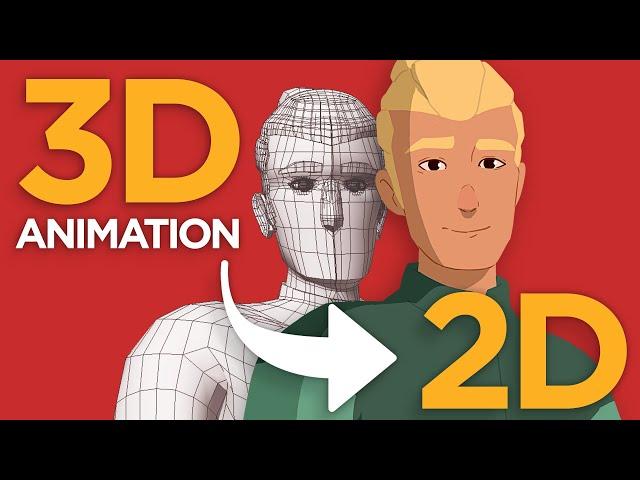 Turning 3D Animation into 2D