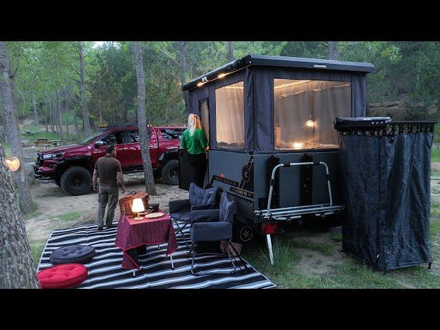 CAMPING WITH A TENTED CAMPER VAN