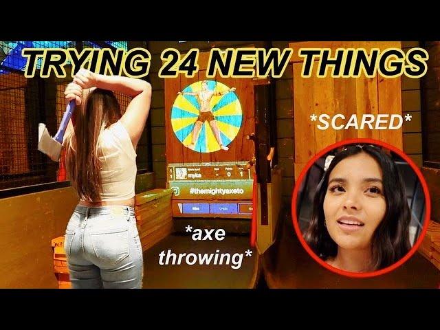 WE TURNED 24 SO WE TRIED 24 NEW THINGS! *PART 1*