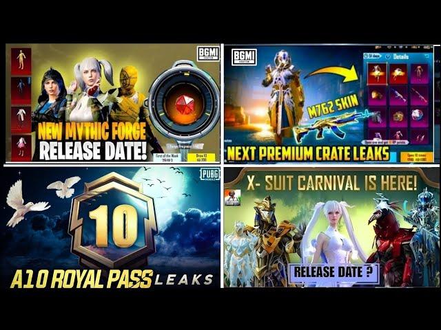  Bgmi New A10 Royal Pass | Next Premium Crate Bgmi | Next X Suit & SuperCar Leaks|Next Mythic Forge