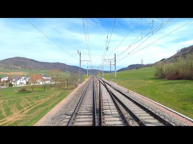  4K  Basel GB - Baden - Rangierbahnhof Limmattal cab ride, Schweiz [03.2021] Führerstandsmitfahrt