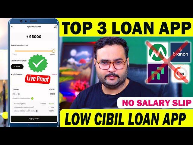 ₹95,000 Loan Approval - Brand New loan app | Low CIBIL, Only Adhar & PAN | Top 3 instant loan app