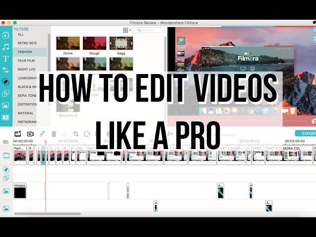 HOW TO EDIT YOUTUBE VIDEOS LIKE A PRO! with Filmora Editing Tutorial
