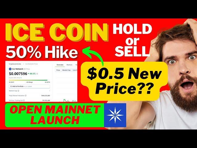 ICE Coin Price Update | 50% Up In 1 Day | $0.5 Confirm | ICE Coin Price Prediction | ICE Coin News