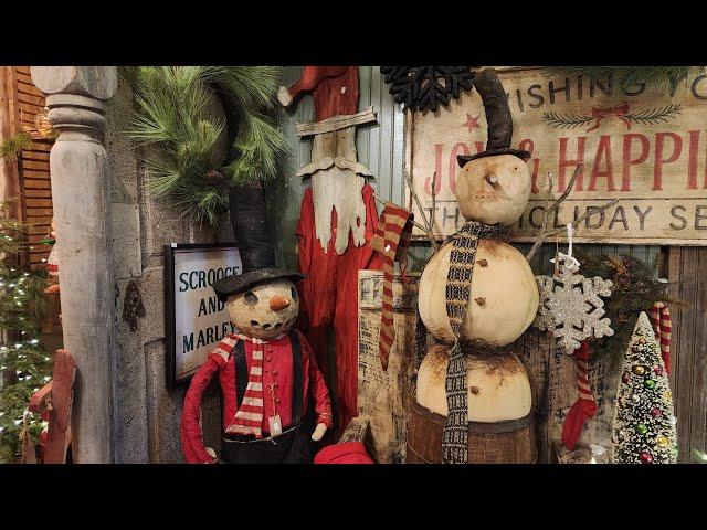 Good Old Fashioned Christmas Folk Art & Gathered Treasures Antique & Primitive Show! How to Decorate