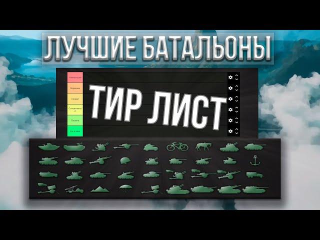 Хватит играть на этом!-►Тир-лист по батальонам в HOI4 | Советы | Даю объяснения