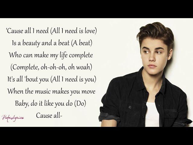 Justin Bieber - Beauty And A Beat (Lyrics)  ft. Nicki Minaj