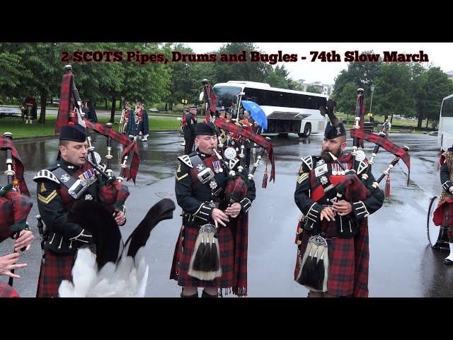 2 SCOTS Pipes, Drums & Bugles - 74th Slow March