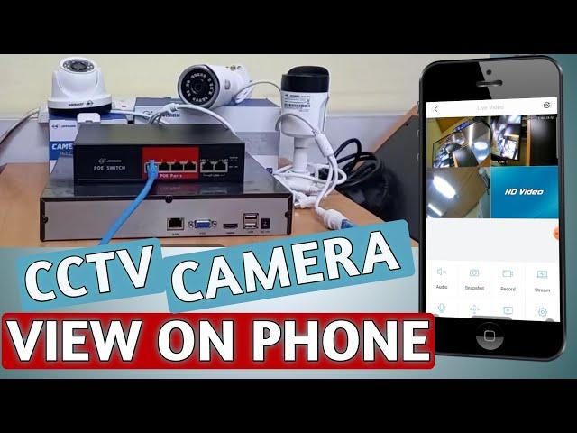 How to do CCTV Remote View settup for viewing on phone