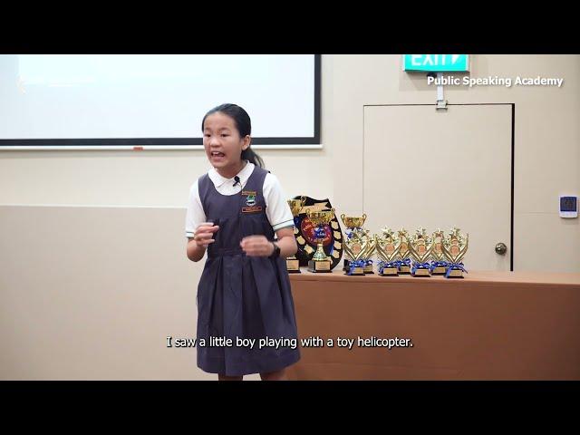 Champion, 2023 Primary - National Public Speaking Competition | Hailey Chew, Raffles Girls' Pri