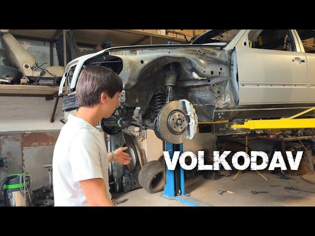 MERCEDES W124 ВОЛК на 5,5 COMPRESSOR. СКОРО ПЕРВЫЙ ПУСК ДВИГАТЕЛЯ.