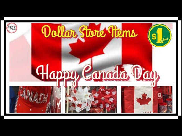 Canada Day 2021 | Dollar Store Canada Day Decor & Gear | Canada Day Decor Items & Flags #Shorts