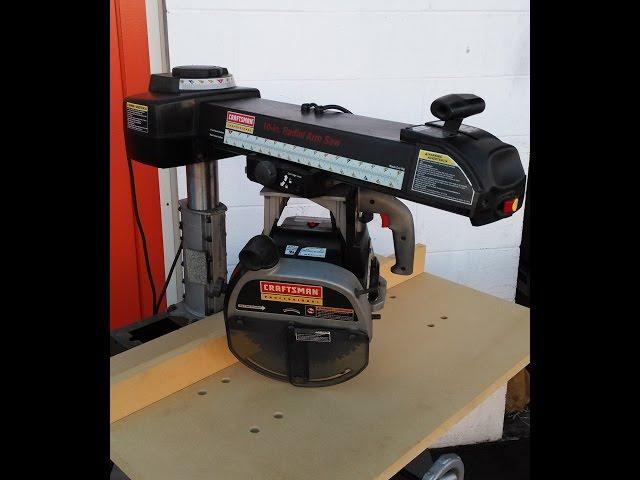 CRAFTSMAN PROFESSIONAL 10" RADIAL ARM SAW DEMONSTRATION