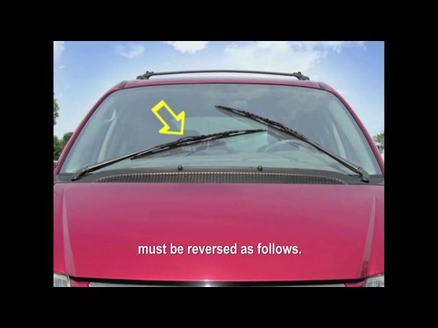 TRICO Instinct Opposed Wiper Systems Small Large Hook Arms (Subtitles)