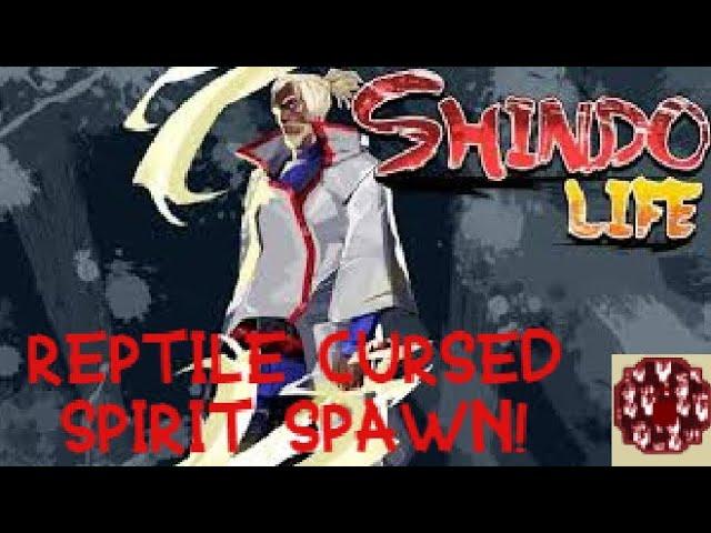 REPTILE CURSED SPIRIT SPAWN LOCATION! (Shindo Life)