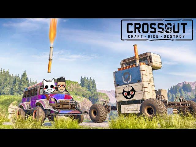 БОЕВАЯ ПАШКА СИГАРЕТ! УГАРНАЯ БИТВА АВТОСБОРОК В КРОССАУТ (CROSSOUT)