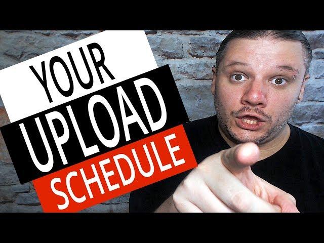 How To Create A YouTube Upload Schedule