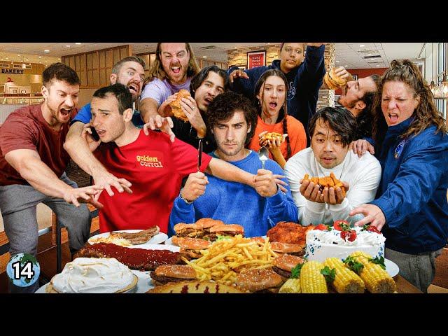 I Brought 50 Competitive Eaters To A Buffet!