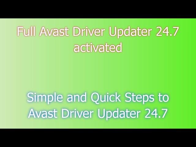 How To Download & Install Avast Driver Updater 24.5 On PC 2024