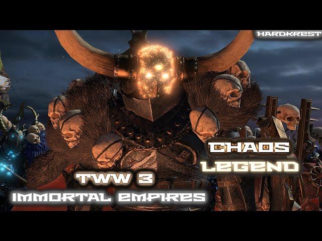 Total War Warhammer 3  v2.0  Immortal Empire - Хаос - Legendary =1= Blood for the blood God