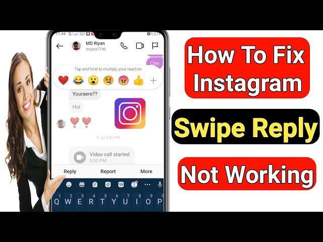 How To Fix Instagram Message Swipe Reply Not Working | Instagram Message Swipe Reply Not Working  