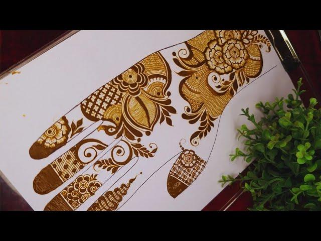 Quick and Easy Mehndi Design for Front and Back hand  | #mehndi #mehndidesign