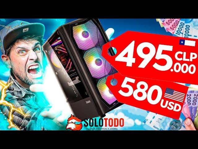 POR FIN Un PC Gamer que CORRE todo por 500.000 CLP  (580 USD) y con RTX  #gaming #pc #solotodo