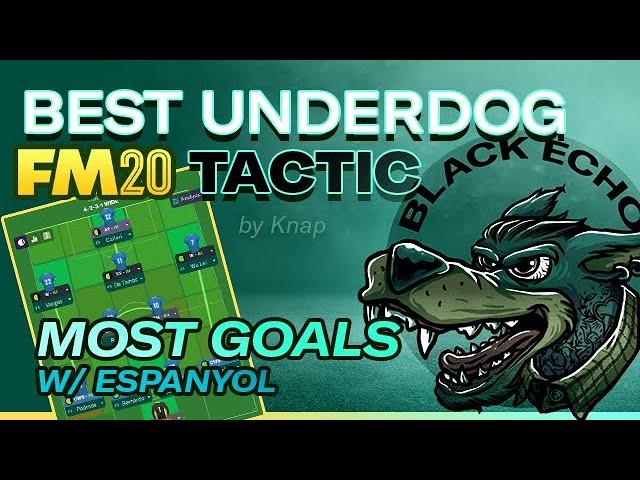 UNDERDOGS best FM20 tactic! Overachieving underdog tactic // Testing Knap's black echo